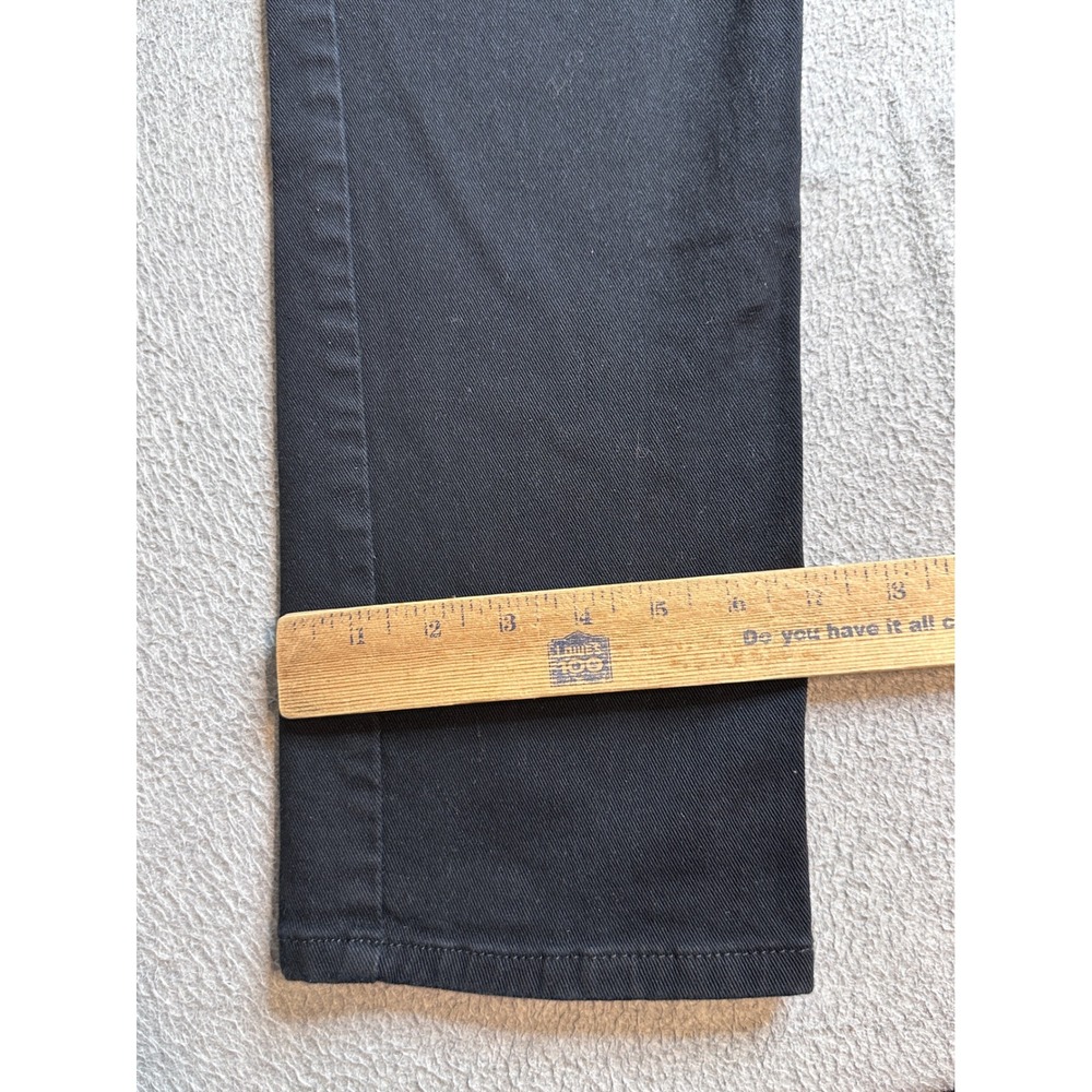 Gloria Vanderbilt Amanda Tapered Jeans Womens 8P Black Denim Stretch High Rise - Picture 11 of 13